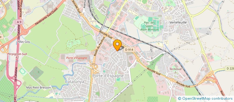 localisation de l'entreprise TIMA à PERPIGNAN