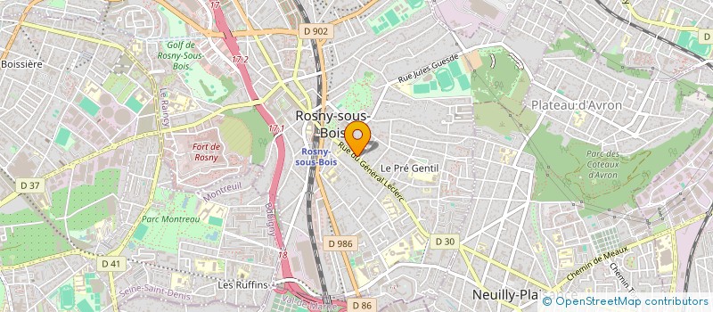 localisation de l'entreprise TIMA à ROSNY-SOUS-BOIS
