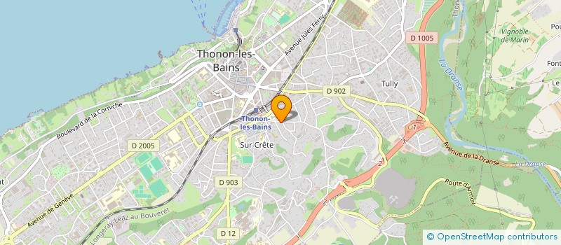 localisation de l'entreprise TIMACO à THONON-LES-BAINS