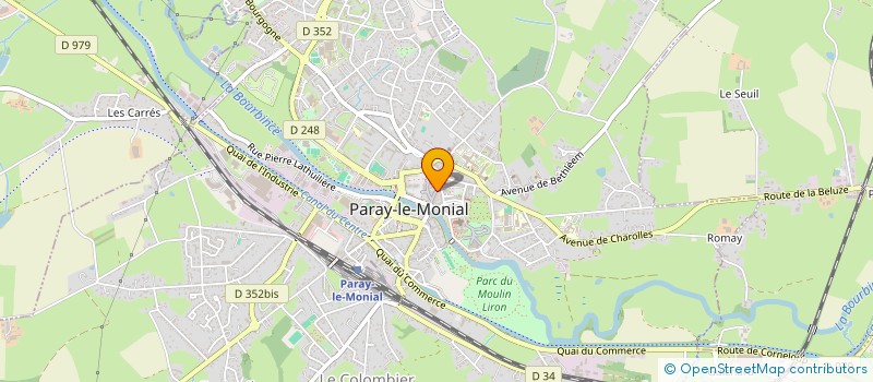 localisation de l'entreprise TIMAE  PARAY-LE-MONIAL