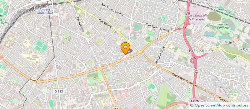 localisation de l'entreprise TIMAEL à ANGERS