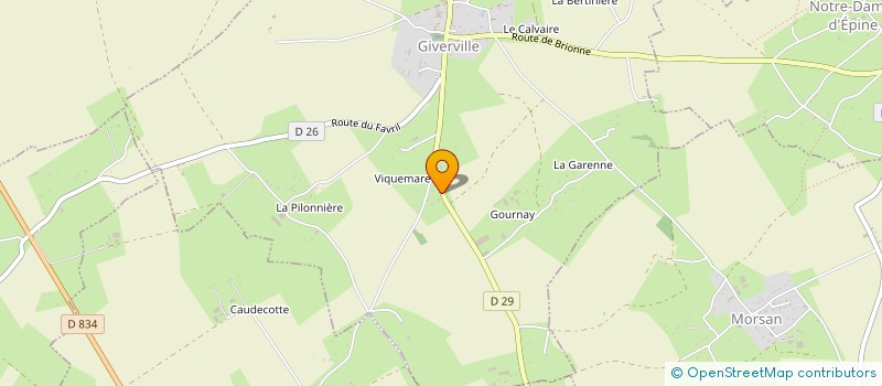 localisation de l'entreprise TIMAEN  GIVERVILLE