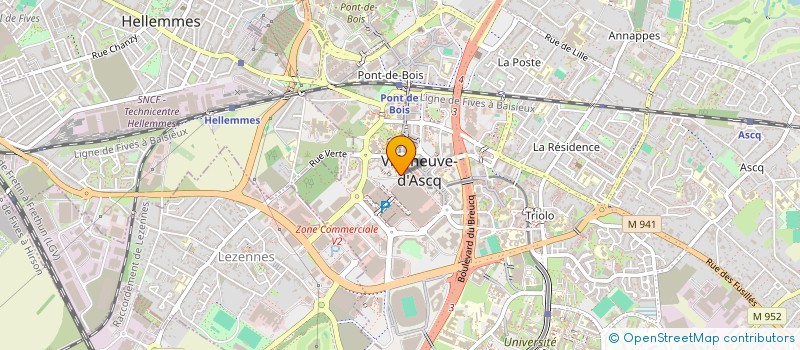 localisation de l'entreprise TIMAHA à VILLENEUVE-D'ASCQ