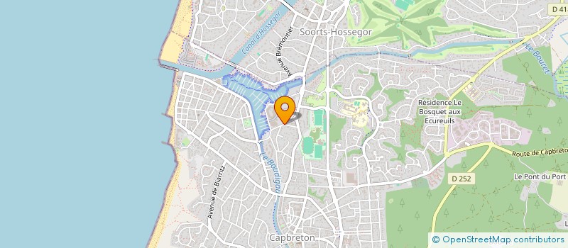 localisation de l'entreprise TIMAJO à CAPBRETON