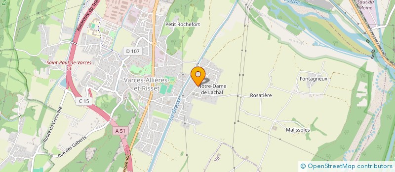 localisation de l'entreprise TIMALICE à VARCES-ALLIERES-ET-RISSET