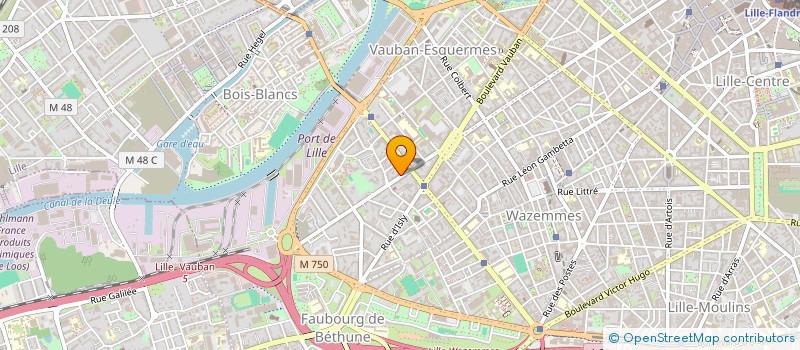 localisation de l'entreprise TIMALIX à LILLE