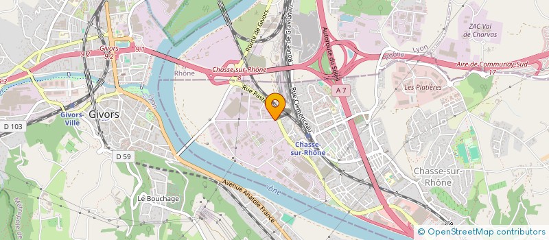 localisation de l'entreprise TIMALO  CHASSE-SUR-RHONE