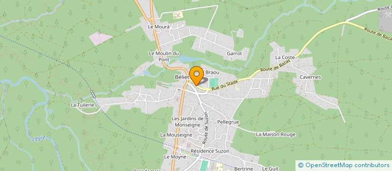 localisation de l'entreprise TIMAN à BELIN-BELIET