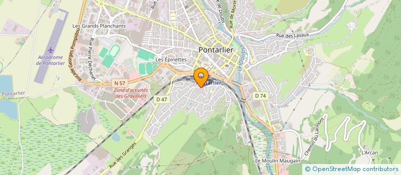 localisation de l'entreprise TIMARDYVEN  PONTARLIER