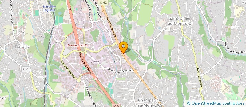 localisation de l'entreprise TIMARI SPORT  CHAMPAGNE-AU-MONT-D'OR