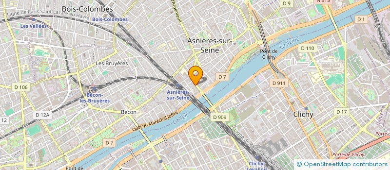 localisation de l'entreprise TIMARO à ASNIERES-SUR-SEINE