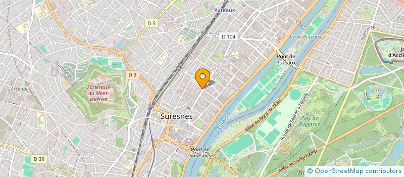 localisation de l'entreprise TIMATIC SYSTEMES à SURESNES
