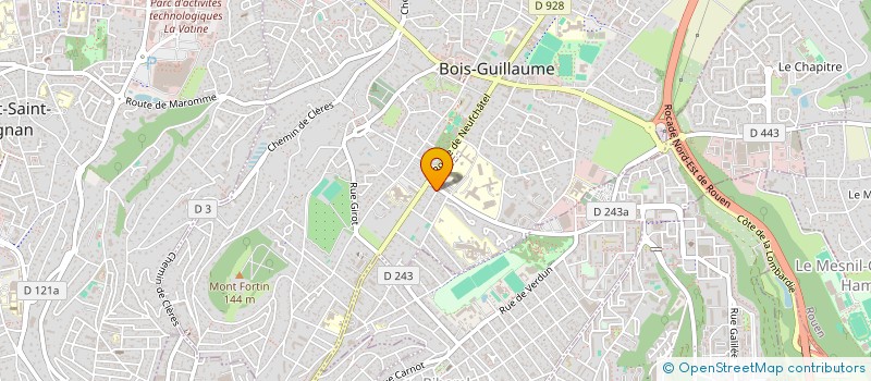 localisation de l'entreprise TIMAX à ROUEN