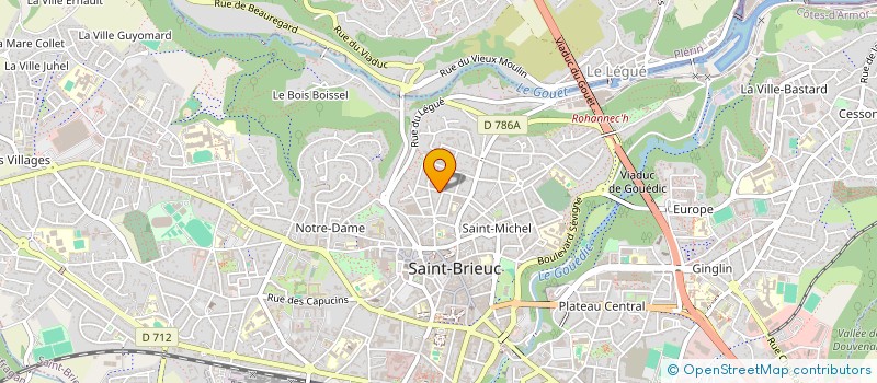 localisation de l'entreprise TIMAX à SAINT-BRIEUC