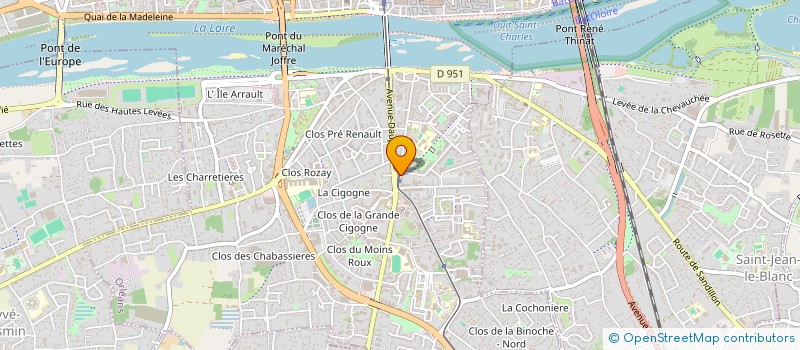 localisation de l'entreprise TIMAXE à ORLEANS
