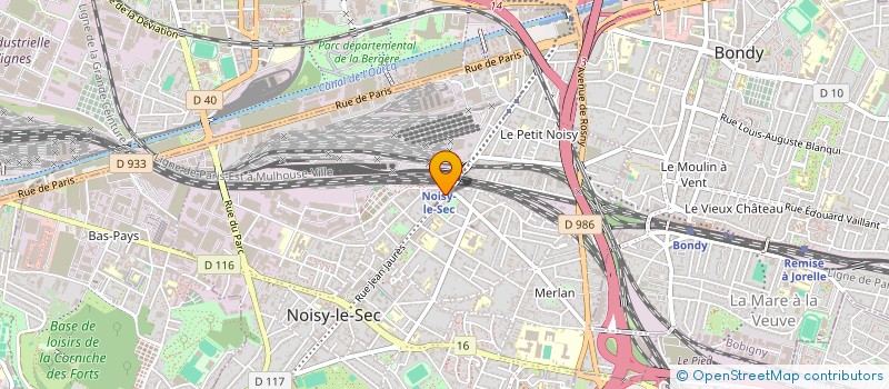 localisation de l'entreprise TIMBA à NOISY-LE-SEC