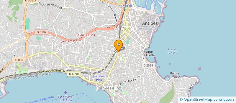 localisation de l'entreprise TIMBAT à ANTIBES