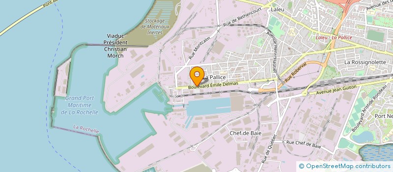 localisation de l'entreprise TIMBEARTH à LA ROCHELLE