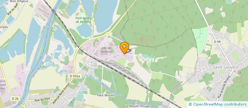 localisation de l'entreprise TIMBERPIECES  VERBERIE