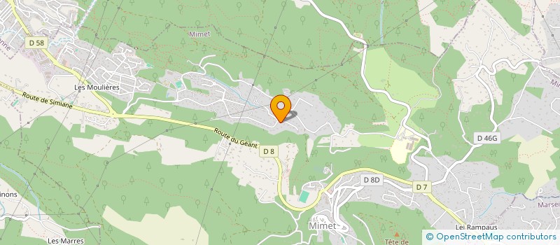 localisation de l'entreprise TIMBERRA  MIMET