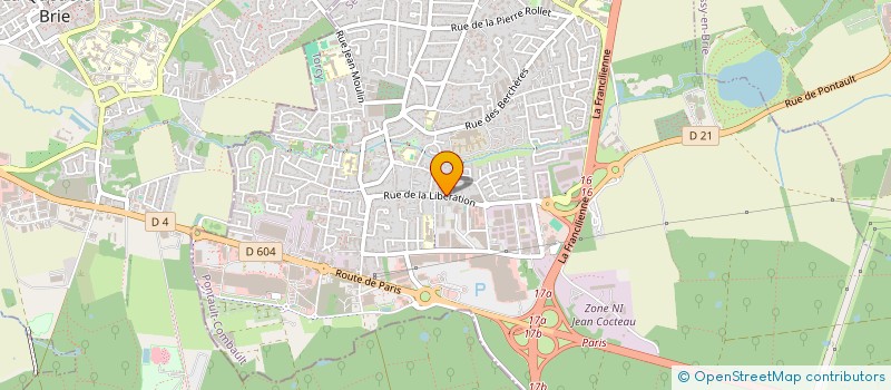 localisation de l'entreprise TIMBI-EXPORT  ROISSY-EN-BRIE