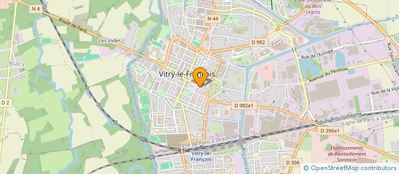 localisation de l'entreprise TIMBRE D'OFFICE.COM à VITRY-LE-FRANCOIS