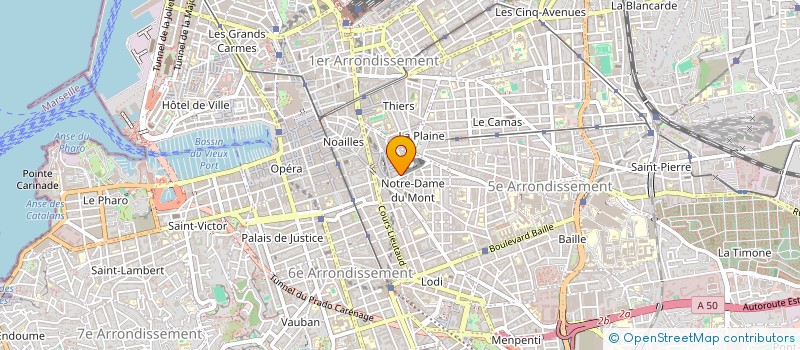 localisation de l'entreprise TIMBROPHONE à MARSEILLE 6EME