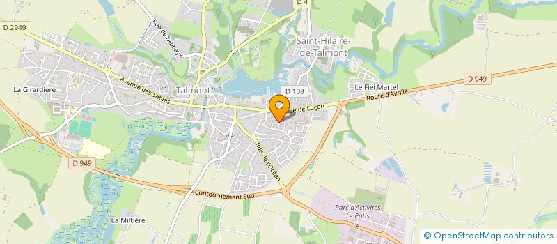 localisation de l'entreprise TIMCLEM  TALMONT-SAINT-HILAIRE