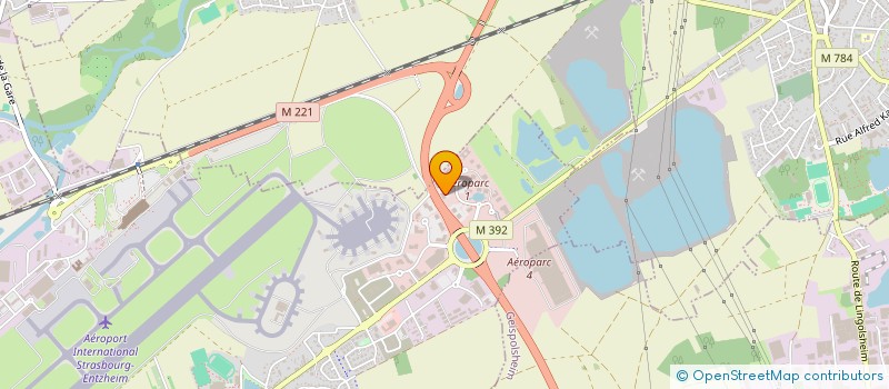 localisation de l'entreprise TIMCOD EST  ENTZHEIM