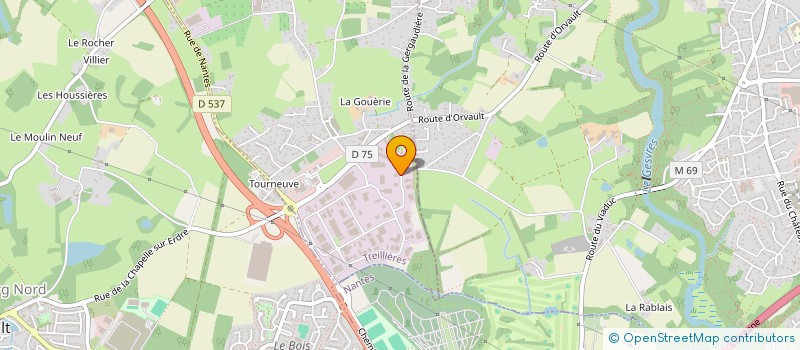 localisation de l'entreprise TIMCOD FINANCES  CARQUEFOU