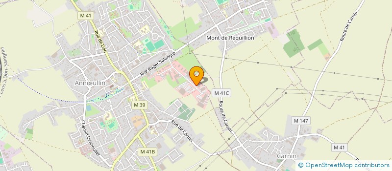 localisation de l'entreprise TIMCOD NORD à ANNŒULLIN