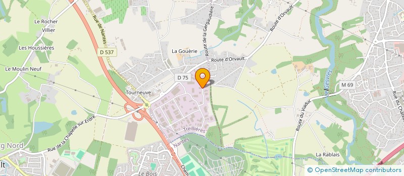 localisation de l'entreprise TIMCOD OUEST à CARQUEFOU