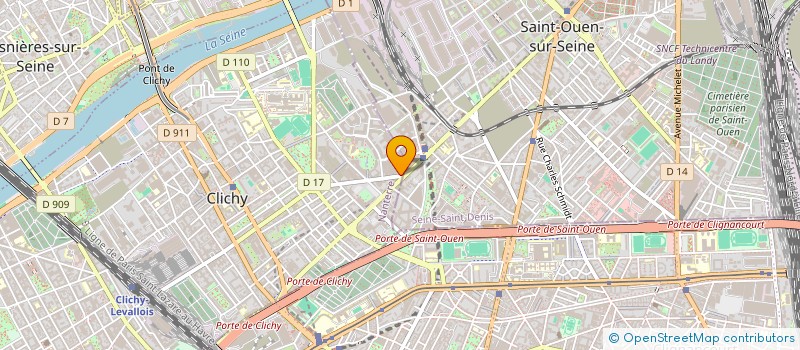 localisation de l'entreprise TIMCOM à CLICHY