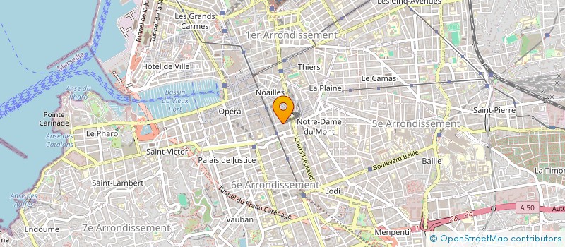 localisation de l'entreprise TIMDA à MARSEILLE 6