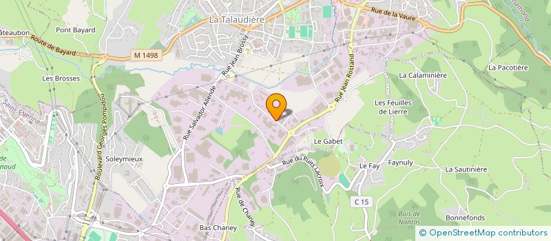 localisation de l'entreprise TIME à LA TALAUDIERE