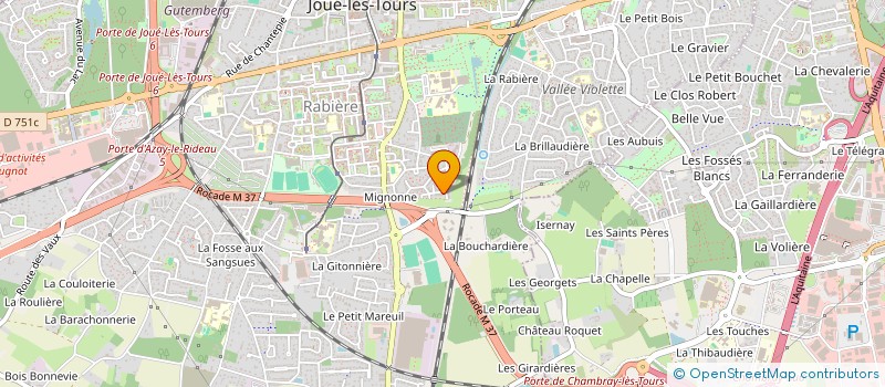 localisation de l'entreprise TIME à JOUE-LES-TOURS