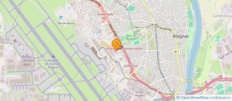 localisation de l'entreprise TIME  BLAGNAC