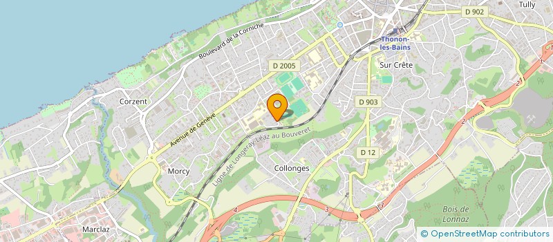 localisation de l'entreprise TIME à THONON-LES-BAINS