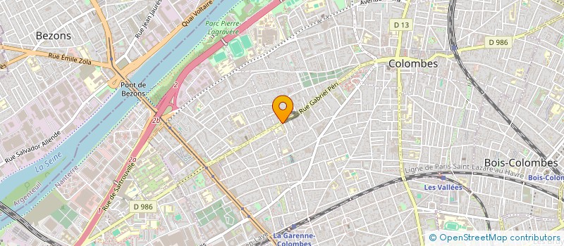 localisation de l'entreprise TIME ALIZES  COLOMBES