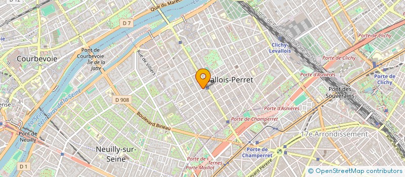 localisation de l'entreprise TIME CONSTRUCTION à LEVALLOIS-PERRET