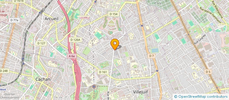 localisation de l'entreprise TIME DIRECT MARKETING (T.D.M.)  VILLEJUIF