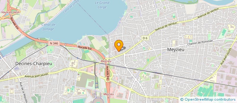 localisation de l'entreprise TIME EXPRESS LYON à MEYZIEU