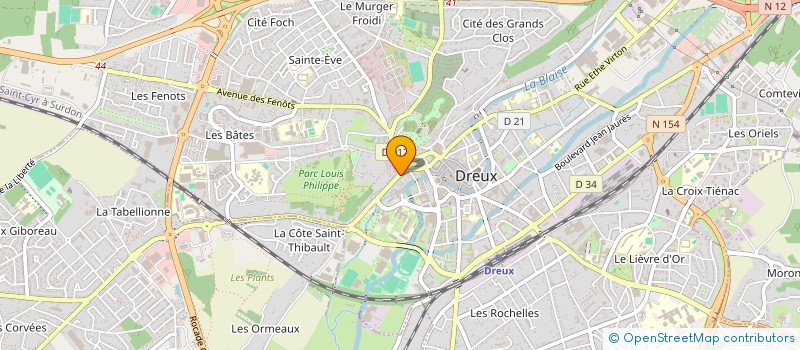 localisation de l'entreprise TIME FOOD à DREUX