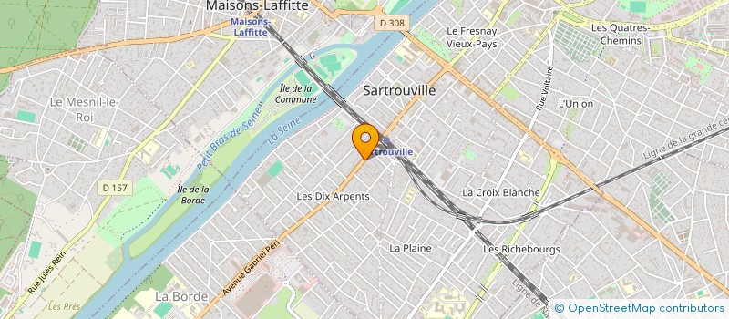 localisation de l'entreprise TIME IMMO  SARTROUVILLE