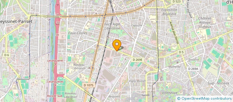 localisation de l'entreprise TIME INVEST à GRENOBLE