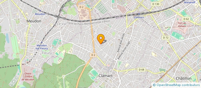 localisation de l'entreprise TIME PARTNER à CLAMART