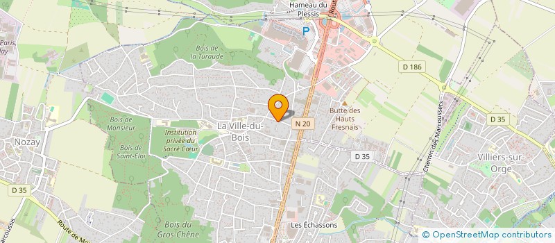 localisation de l'entreprise TIME RESEAUX  LA VILLE-DU-BOIS