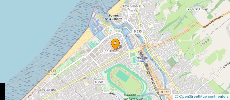 localisation de l'entreprise TIME SPORT à DEAUVILLE