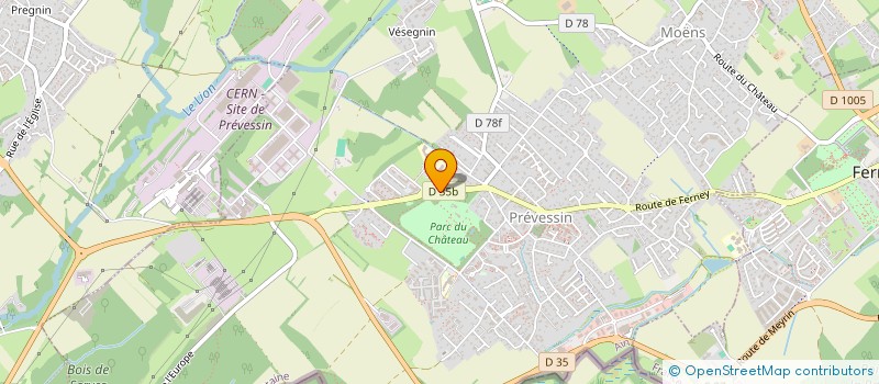 localisation de l'entreprise TIME SUD  PREVESSIN-MOENS