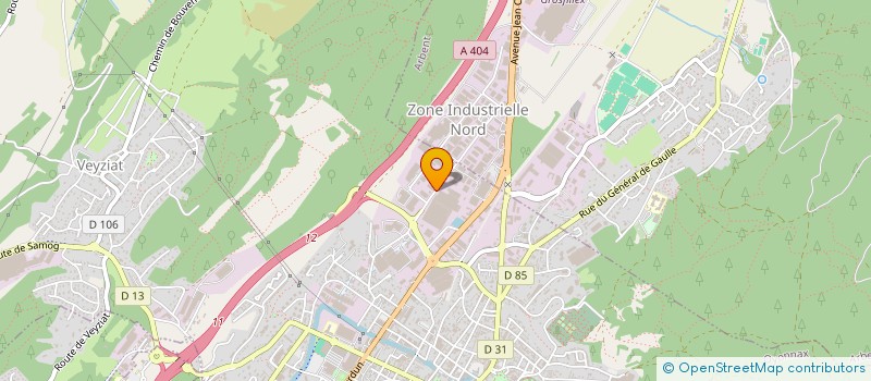 localisation de l'entreprise TIME TO FITNESS à OYONNAX